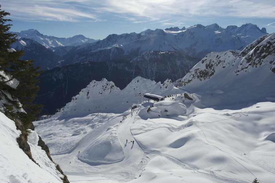 Wintersport Les Marécottes